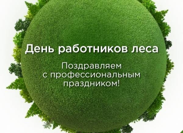 С днем работников леса!